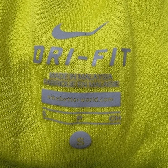 Nike Dri Fit Yellow Red White Tempo Running Shorts With Liner Size Small - Picture 4 of 4